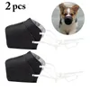Hundekleidung 2pcs Mündung atmungsaktivem verstellbares Anti-Fog-Mundschutzschutz für Haustiervorräte im Freien