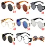 Classic Small Frame Ronde Lunettes de soleil Femmes Men Brand Designer Mirror Sun Glasses Vintage Modis OCULOS Fashion Eyewear 8 Colors 10P6149932