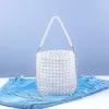 Bags Brand Designer Handbags Handmade Beaded Retro Pearl Bag Woven Mini Female Diagonal Mobile Phone Bag New Evening Bag clutch bag