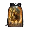 Bags Cool Dinosaur World 3D Print School Backpack for Teenagers Boys Girls Kids Bookbag Children Middle Student School Bag 16 Inches