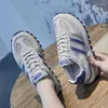 Lässige Schuhe Frauen Sneakers Flats Plattform Patchwork Dicke Boden Real Leder runde Zehen Damen Größe