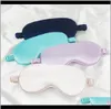 Frauen imitierten Seidenschlaf -Augenmaske tragbare Fahrtiktatch Nickerchen Augenfleck REST Blindbund Augendecke Schlafmaske Nacht Lyschade 102110302