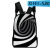 Backpack Hip Hop Trendy Notebook Backpacks Students School Bags Abstract 3D Print Oxford Waterproof Boys Girls Cute Laptop Small