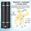 Garrafas de água Gerador de hidrogênio garrafa portátil para viagens de escritório em casa Família de metabolismo recarregável