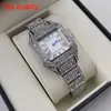 Świetna jakość designerka na rękę Pełne diamenty AAA z Box Lady Quartz Watchs No656