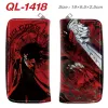 Wallets Anime Hellsing Logo Wallet Garotas Meninas Purse de Crédito Unisex Coin Burse Nova carteira de couro longa