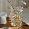 Vaser söt svampformad glas vas bordslampa liten blomma arrangör matsal topp ornament hem dekoration