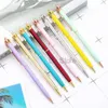 Творчество моды оптом вращающаяся ручка Crown Metal студент -студент Ballpoint School Office Exquisite Writing Tool TH0746