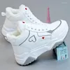 Scarpe casual Female Platform Sport Winter Women High Top Sneakers Zapatillas Mujer 2024 Woman peluche caldo mx