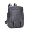 Backpack 2024 Vintage Men Backpacks Fashion High Quality Leather Male Korean Student Boy Business Laptop School Computer Bag