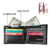 Wallets Crocodile Skin Wallet Men Short Wallets Luxury Brand Male Genuine Leather Cowhide Small Zipper Money Bag Credit Card Holder RFID