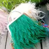 Bags YYW Luxury Real Ostrich Feather Box Handbags Party Clutch Evening Bag Chic Design Wedding Purses Female Chain Shoulder Bag Green