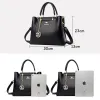 Briefcases Soft Leather Luxury Handbags Women Bags Designer 3 Layers Shoulder Crossbody Ladies Large Capacity Shopping Messenger Tote