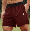 Hommes Yoga Sports Shorts extérieurs Fitness Sortie séchée rapide Couleur Cound Casual Running Quarter Pant Fashion L 4366