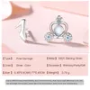 Boucles d'oreilles Cyj European S925 Sterling Silver Crystal Shoe Pumpkin Car pour femmes Bijoux Gift Gift Gift