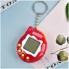 Party Favor Electronic Pet Toys Game Key Chain Pendant Mini Söt tecknad hine Keychains Kids Christmas Birthday Drop Delivery Home G DHC9O