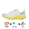 Hokah 2024 One Bondi 8ランニングホカシューズレディースプラットフォームトレーナーRunnnerssneakers Clifton 9女性Blakc White Harbor Mens 36-45