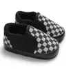 Babyskor pojke första vandrare spädbarn casual skor slip-on prewalker crib skor 0-18m 2024