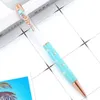 Tom grossist DIY Flower Ball Point Ballpoints Colorful Metal Crystal Pen Student Writing Office Signature PenS Festival Gift Th0308 S S S S S S S S