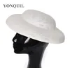 30 cm rond grand chapeau fascinateur base femmes accessoires de cheveux imitation sinamay fascinateur coiffeur matériel de mariage attrayant 4157630