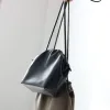 Sacs de chèvre de chèvre authentique mini sac crossbody sac luxe à plissage fait à la main sacles d'épalage simple mode