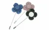 Broscher 24 st/parti 2024 Herrstyg blomma lapel stift bröllop boutonniere kostymtillbehör