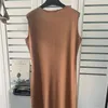 Lady Dress Slim Fit Designer Mouwloze jurken Zomer bodycon sexy vrouwen kleding luxe slinger eendelige jurk BM Frock S-l