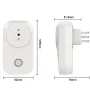 Smart Plug WiFi Socket 10A/16A z zużyciem energii monitorowanie kontroli głosu Tuya SmartLife aplikacja US AU UE UK SWIT JP ITA