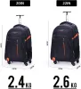 22インチのウォータープルーフローリング荷物バックパック20インチの男性ビジネス旅行トロリーバッグ車輪付きローリースーツケースバッグ