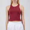 A-Le femme Yoga Sport Bras Rib Cropped Raceback Tank Sweetpops Portez des vêtements de sport actifs tous les jours sans couture