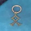 Клавки Nedar Уникальный винтажный славянский топор Axe Perun's Charm Key Symbol of Norse Viking Amulet Keychain Men's Talisman Keyring Keyring