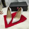 Dress Shoes Extra Size 34-45 White Patent With Crystals Pointed Toe Classical Design Women Pumps Elegant Thin High Heels Party