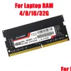 Rams Juhor Laptop Memory RAM DDR4 8G 4G 16G 32G 2400MHz 2666MHz 3200MHz Desktop Memories Udimm 1333 DIMM STAND FÖR AMD INTEL DATOR OTFYM