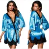 Hot Selling Sexy Lace Edge Plus Size Glossy Fabric Pajamas and Nightdresses