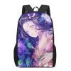 Bags Anime Demon Slayer Kamado Nezuko Print School Bags for Boys Girls Primary Students Backpacks Kids Book Bag Satchel Back Pack