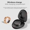 Inteligentne pierścień EST Inteligentne urządzenie do noszenia dla mężczyzn kobiety Bluetooth Tętno -tętna Monitor Health Monitor na Android 240412