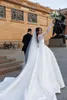Robes de mariée fabuleuse en satin robes de mariée en dente