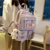 حقائب Ackpack for Girls Kids Cute Kawaii School Bag حقيبة Backbag Backpack للمدرسة الثانوية المتوسطة مع جيب مكافحة السرقة