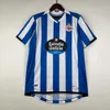 23 24 Deportivo Lucas Football Jersey Home Blue 2023 2024 Alberto Quiles Trilli 1999 2000 Djalminha Mauro Silva Makaay Dorosły Kit Mundur Football Men Kit Kids