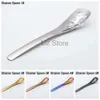 5 Stainless Colors Soup Spoon Steel Dessert Ice Cream Coffee Spoons Kitchen Flatware Small Colander Scoop Metal Colanders Scoops Th0680 s s s