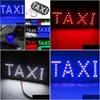 Car Headlights 4 Color Taxi Cab Windsn Windshield Sign White Led Light Lamp Bb Drop Delivery Automobiles Motorcycles Auto Parts Dhkdy