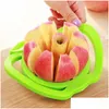 Outils de légumes de fruits de cuisine gadgets de pomme corer pomme slicer en acier inoxydable couteau coupé facile coupé pour les légumes de poire dbc gouttes livraison h dhr4