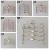 Non-Slip Underwear Hanger Creative Gold Rose Metal Hangers Clothing Store Exquisite Underpants Bra Showing Stand Th0949 s