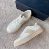 Lässige Schuhe MrxMus Dutit 2024 Frühling Herbst Mode Frauen gestreifte echte Lederschnüre Flat wild einfach Sneaker Frau