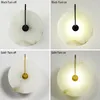 Wall Lamps SANDYHA Modern LED Lamp Natural Marble TV Background Light Bedroom Study Living Room Hallway Luminaria De Parede 2024