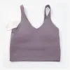 Été intégré ll poitrine poitrine sportive de gymnase féminine sans manches Fiess Yoga Fashion Top Top Bra Lulu Men