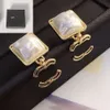 Letter 20style Designer Earring Stud di marca classica gioielli da donna Amante per le orecchie perle perle Regali Coppia Accessori Sier Fashion With Box