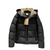 Vestes pour hommes 2023 Veste à capuche Ignère Vêtements Puffer Bown Down Parkas TEMPHOPE TECH AUTUMNE WIVRE LE FEMMES LETTRE LETRE WINDBREKER BLACK OUTWADE DH8KX