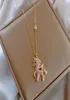 Personnalité coréenne Rhinaises simples Unicorn Pendant Tempérament Sweet Girl Women Jewelry Accessoires 4724014