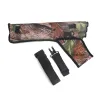 Pacotes 3tube caça arco e flecha de flechas de metralhador de seta portátil portátil traseira / cintura saco de seta para recortar saco de seta